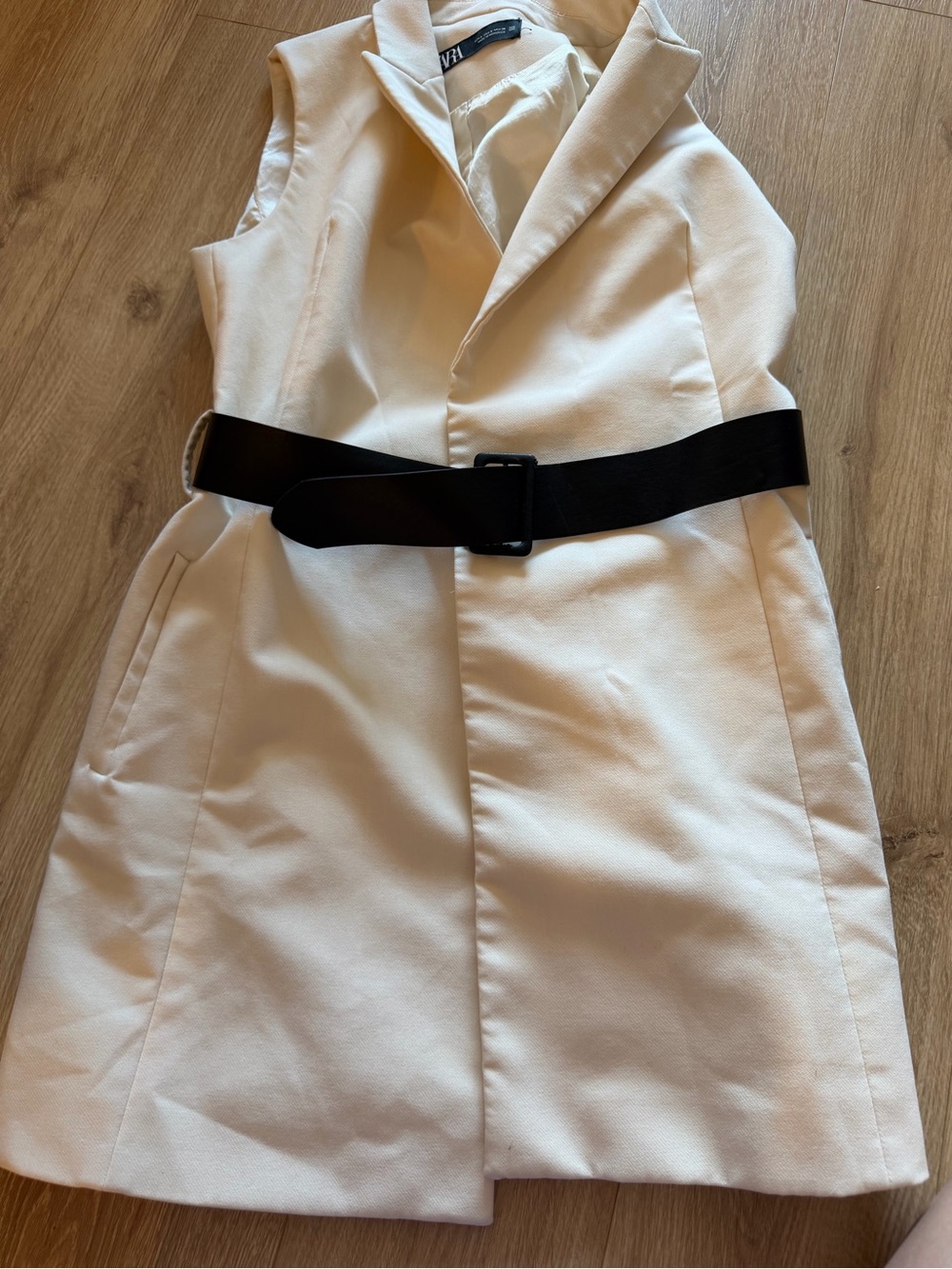 Zara belted blazer dress